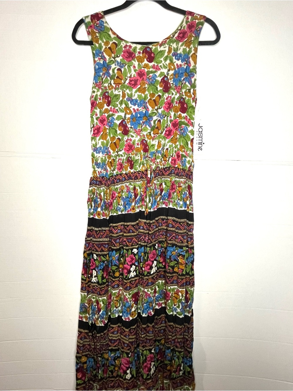 Floral Tiered Maxi Skirt - Multicolor